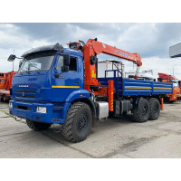 Бортовой КАМАЗ 43118 с КМУ Kanglim 2056