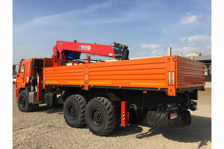 Бортовой КАМАЗ 43118 с КМУ Horyong HRS 216