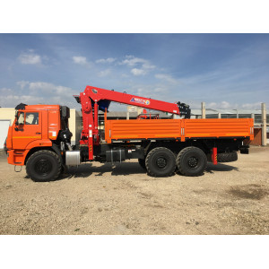 Бортовой КАМАЗ 43118 с КМУ Horyong HRS 216