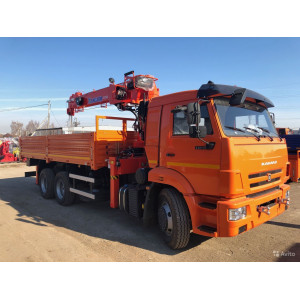 Бортовой КАМАЗ 65115 с КМУ Kanglim 1256 G2