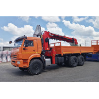 Отгрузка КАМАЗ 43118 с КМУ УММ 76ТБ
